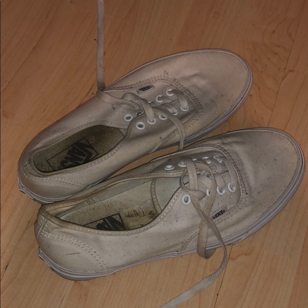 Dirty white vans